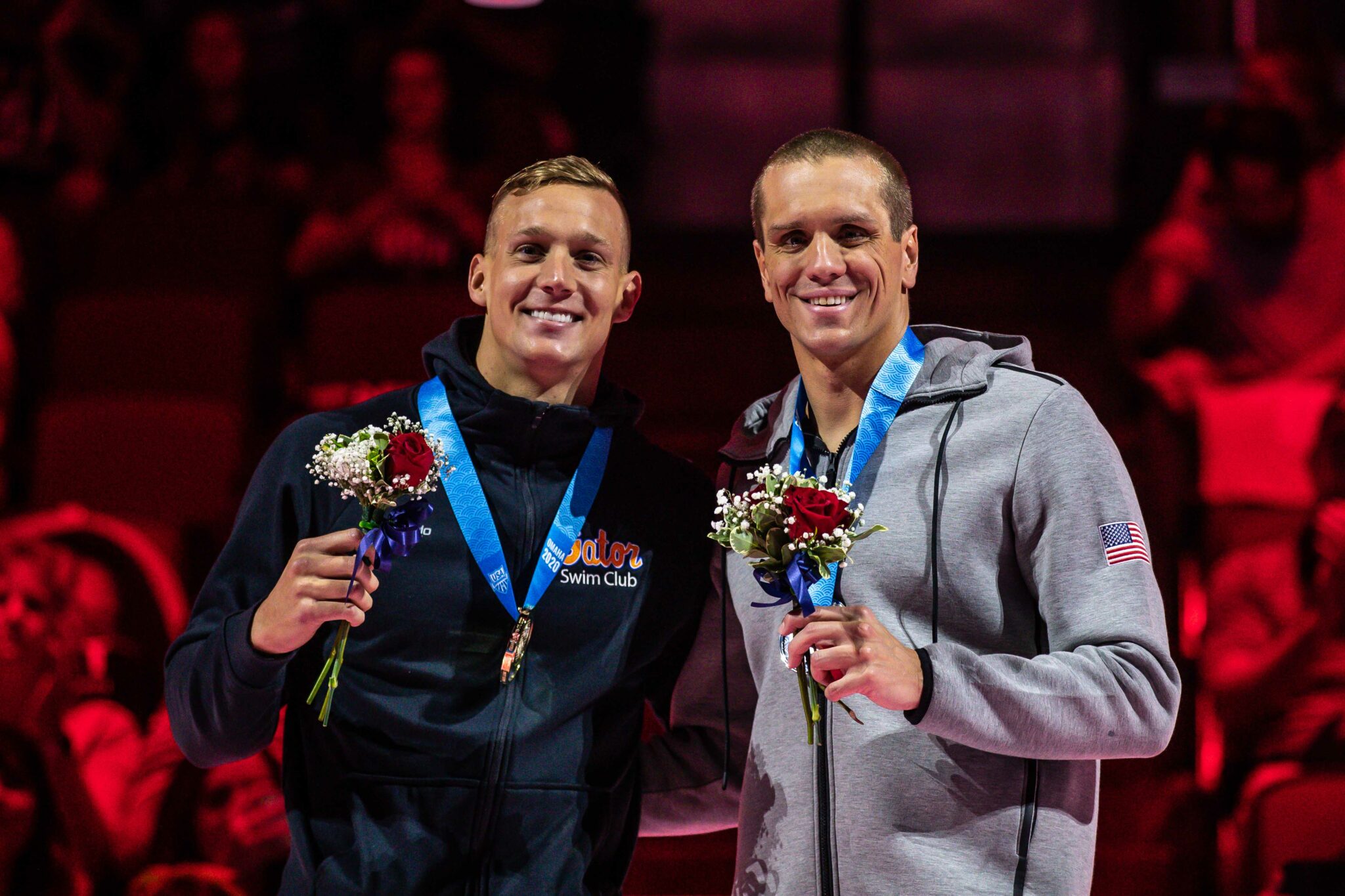 Tom Shields and Caeleb Dressel — photo by Jack Spitser